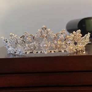 Wedding or Quince Tiara from David’s Bridal, in box, only out for photos not use
